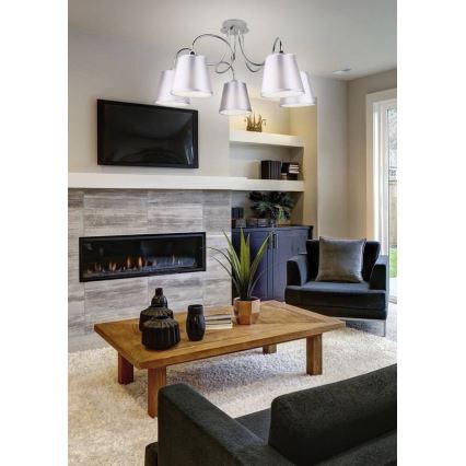 Lustră pe tijă LUK 5xE14/40W/230V