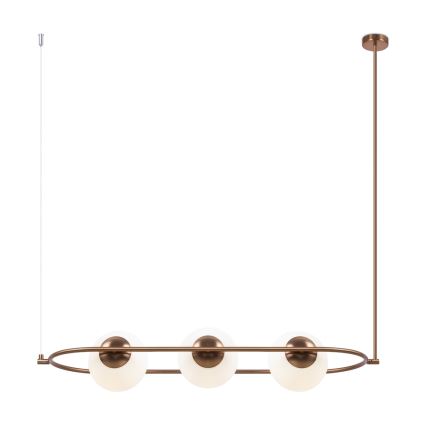 Lustră pe tijă Maytoni MOD221PL-03BS ERICH 3xE14/40W/230V cupru