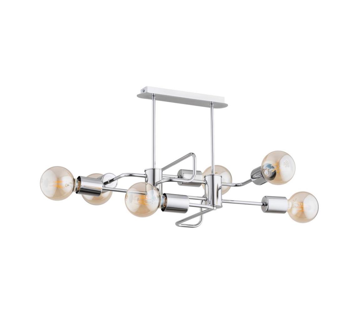 Lustră pe tijă MONROE 6xE27/60W/230V