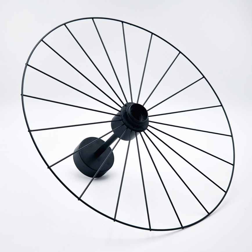 Lustră pe tijă MONTANA 1xE27/15W/230V d. 45 cm negru