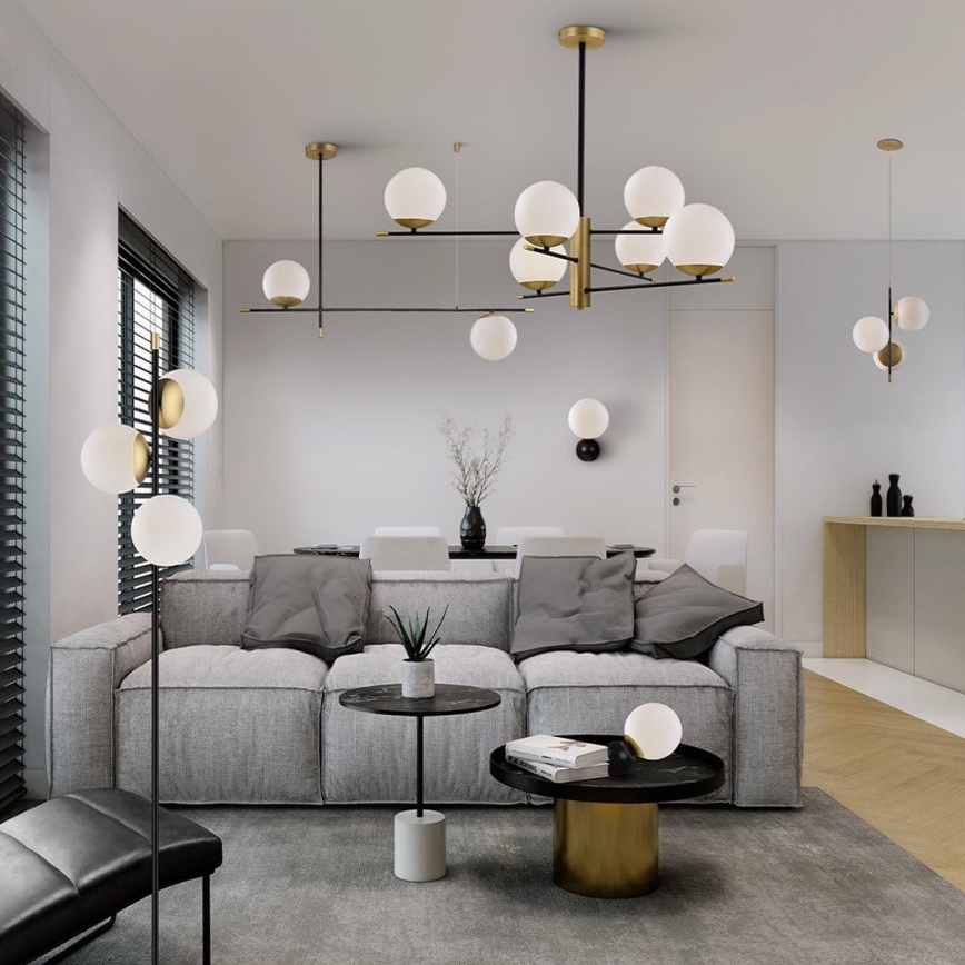 Lustră pe tijă NOSTALGIA 6xE14/40W/230V