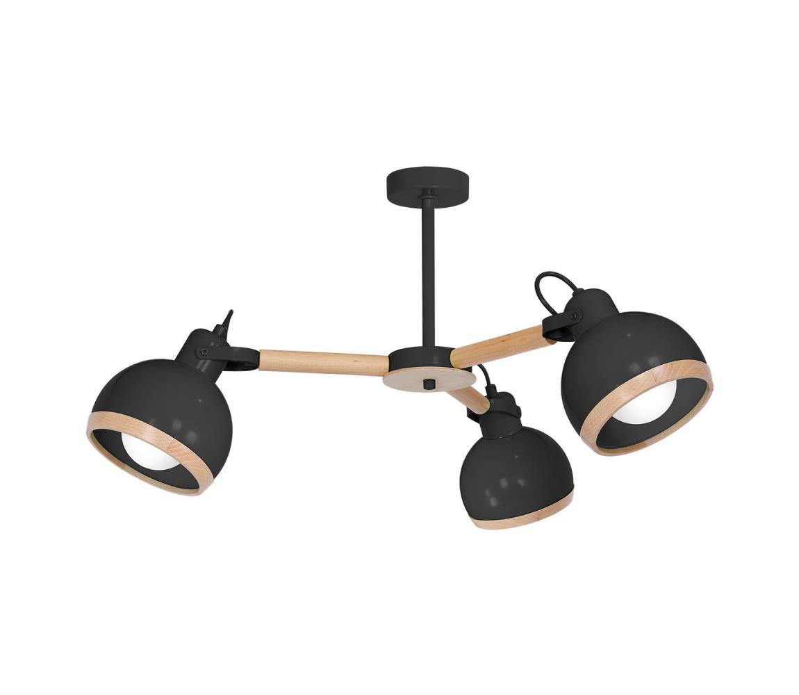 Lustră pe tijă OVAL 3xE27/60W/230V