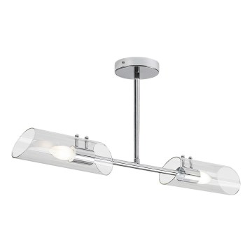 Lustră pe tijă pentru baie Rabalux 2xE14/12W/230V IP44 crom