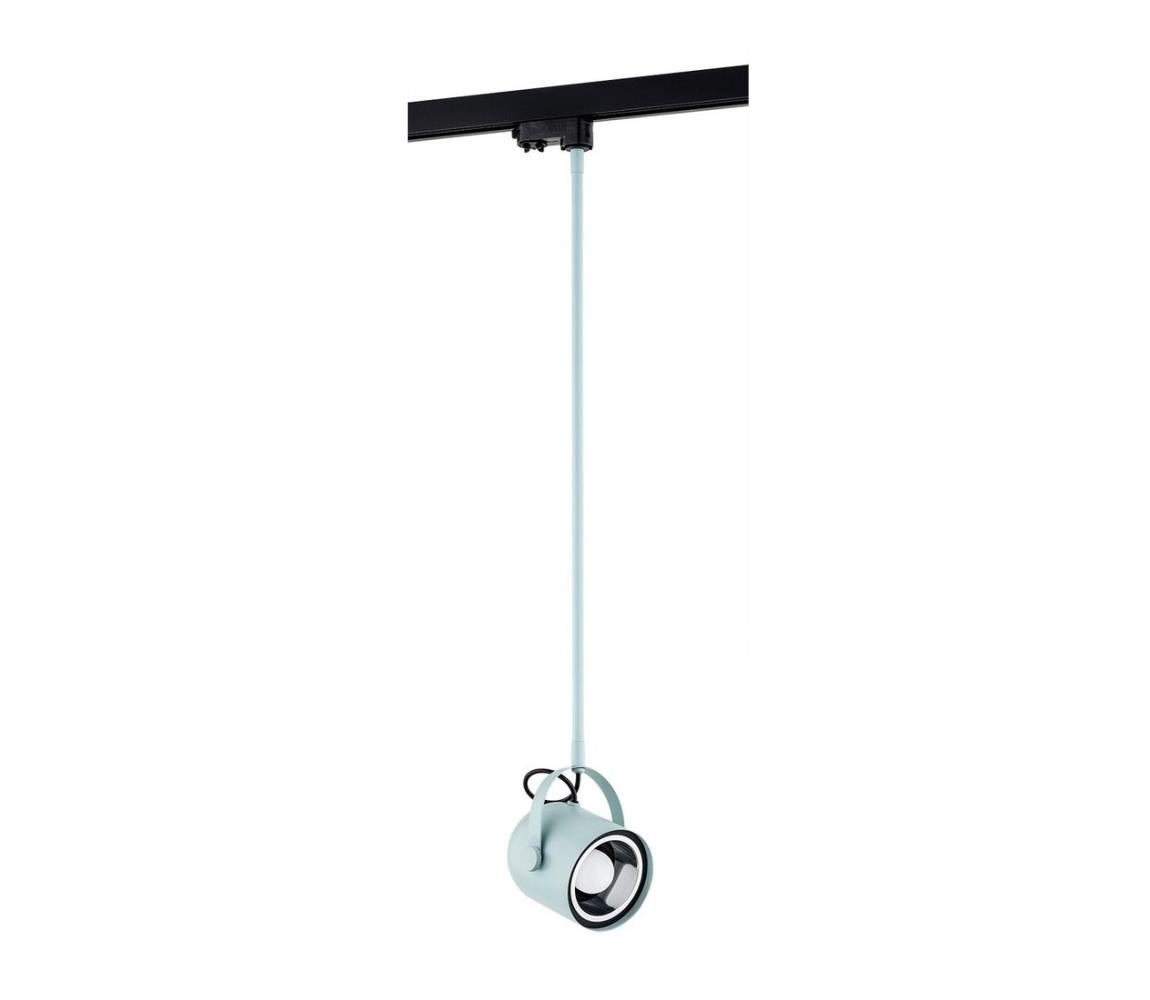 Lustră pe tijă pentru sistem pe șină NET 1xE27/15W/230V albastră Argon 4748