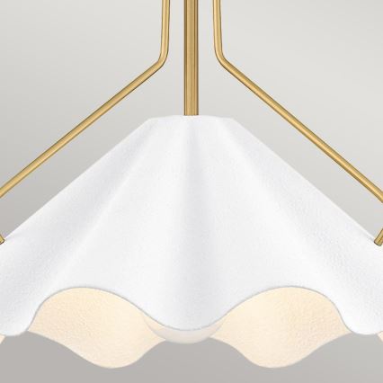 Lustră pe tijă Quoizel MEJIA 1xE27/60W/230V d. 35,6 cm alamă