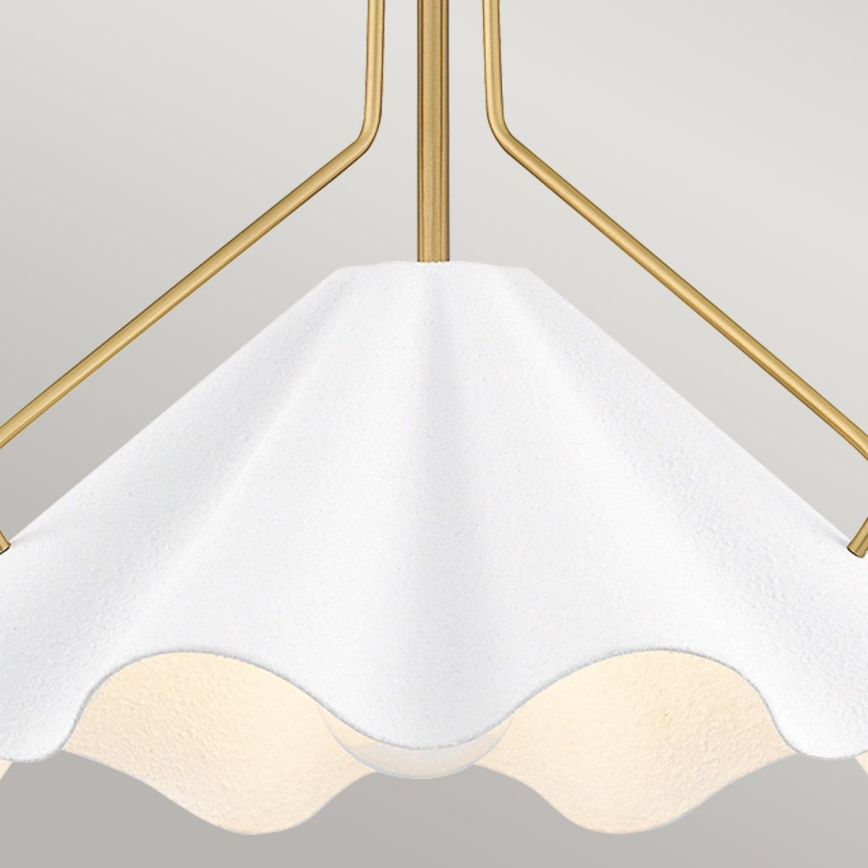 Lustră pe tijă Quoizel MEJIA 1xE27/60W/230V d. 35,6 cm alamă