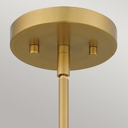 Lustră pe tijă Quoizel MEJIA 1xE27/60W/230V d. 35,6 cm alamă