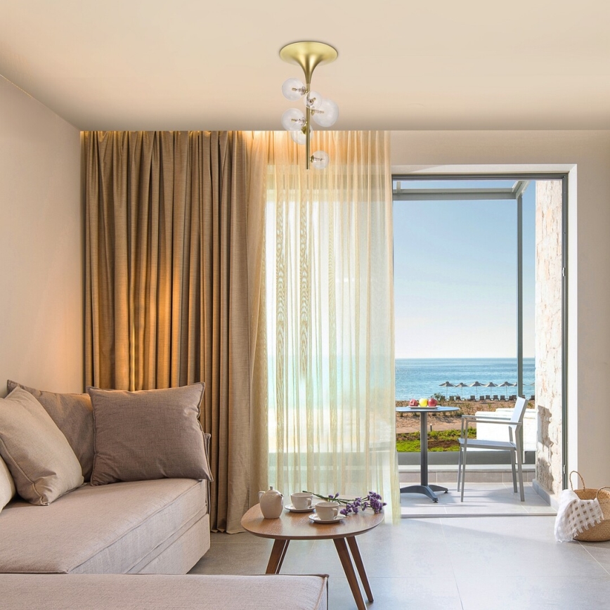 Lustră pe tijă Rabalux 6xG9/28W/230V