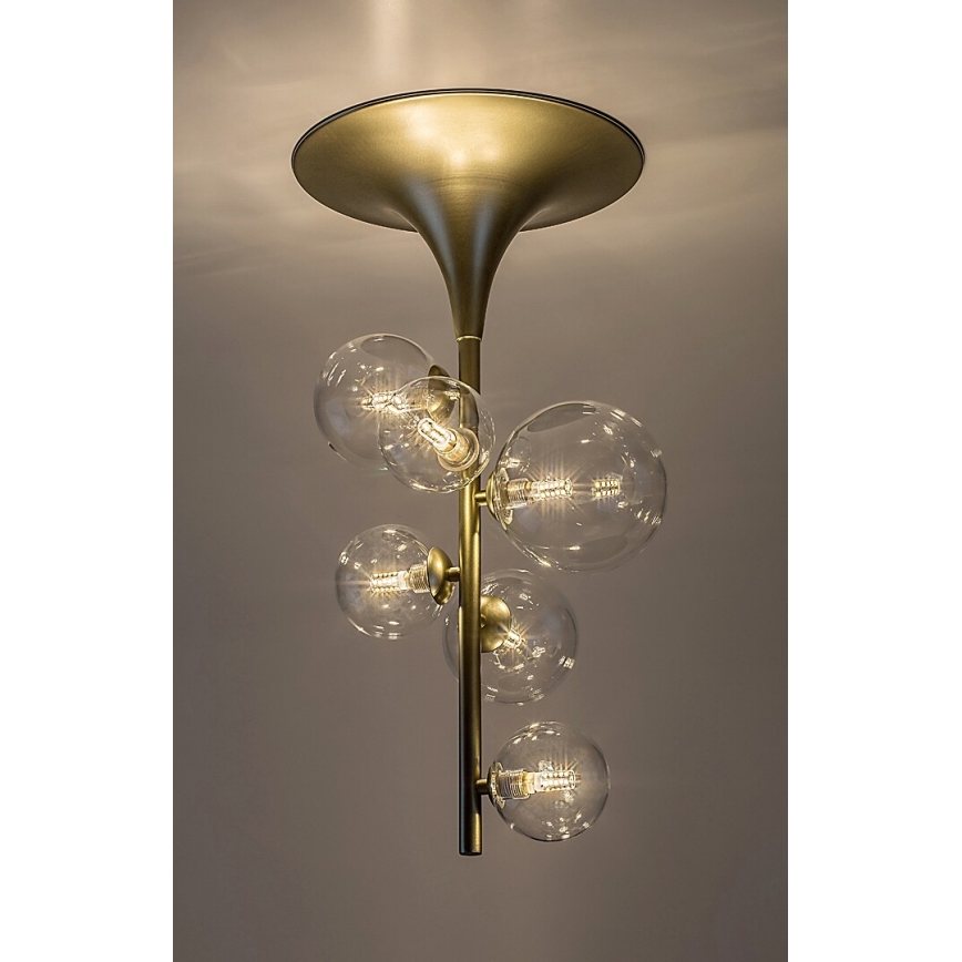 Lustră pe tijă Rabalux 6xG9/28W/230V