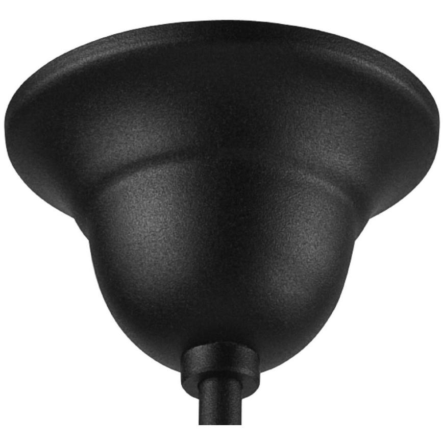 Lustră pe tijă RETRO 1xE27/60W/230V negru