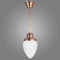 Lustră pe tijă RINAMA 1xE27/60W/230V alamă Kemar RI/1/M