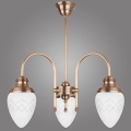 Lustră pe tijă RINAMA 3xE27/60W/230V alamă Kemar RI/3/M