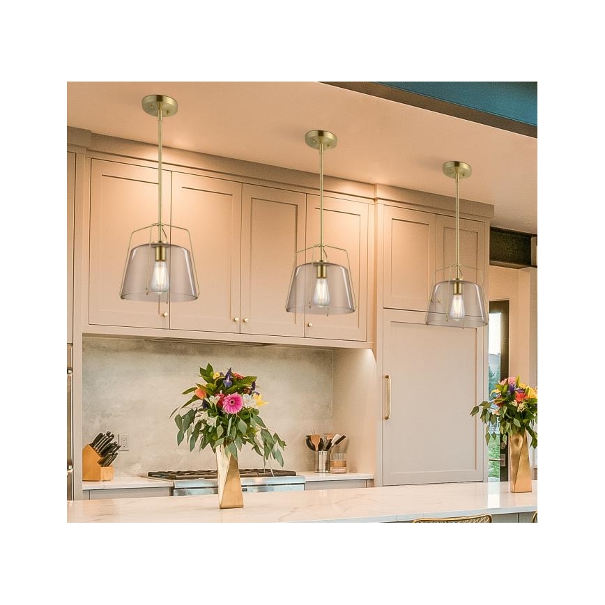 Lustră pe tijă Westinghouse 61251 HALLEIN 1xE27/60W/230V