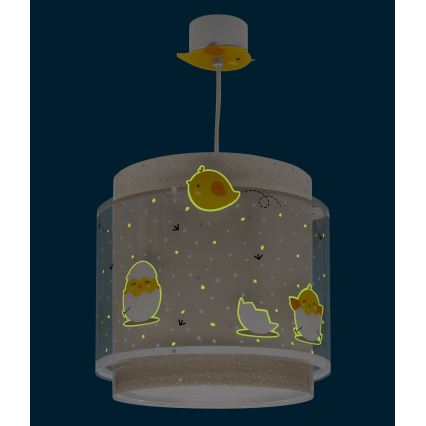 Lustră pentru copii BABY CHICK 1xE27/15W/230V Dalber 76872
