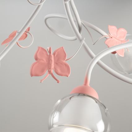 Lustră pentru copii BUTTERFLY 3xE14/6W/230V ONLI