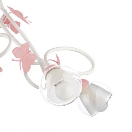 Lustră pentru copii BUTTERFLY 5xE14/6W/230V ONLI