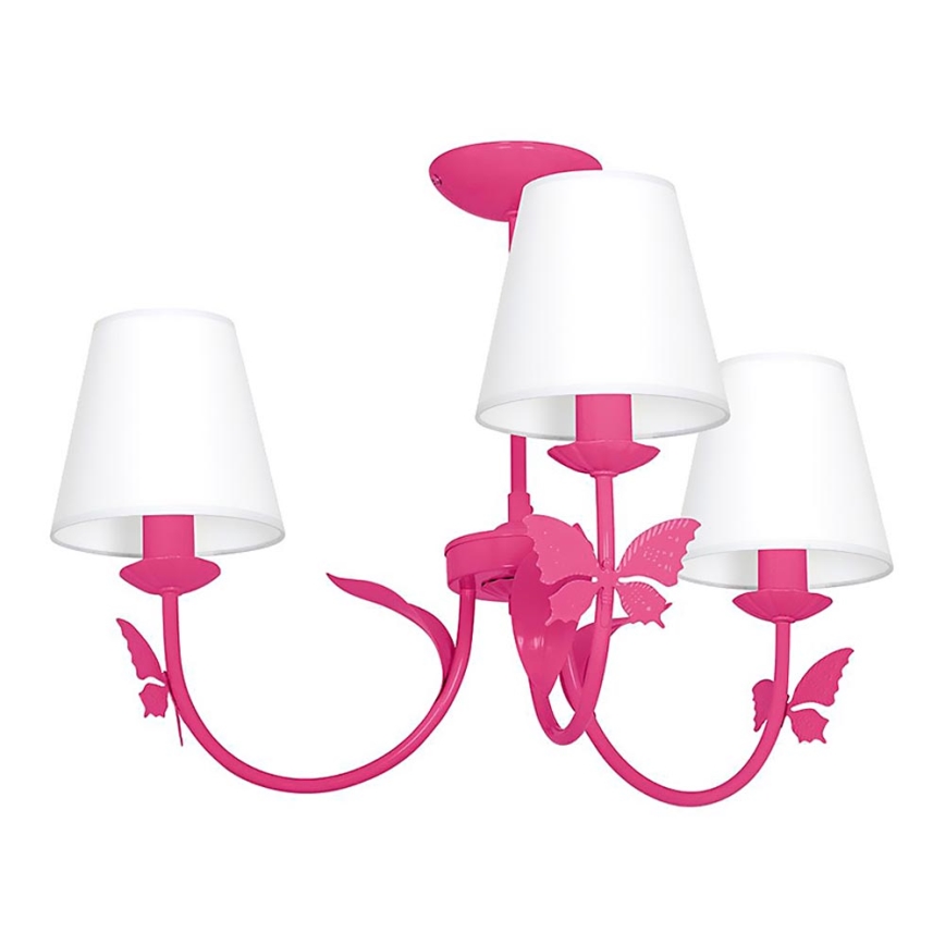 Lustră pentru copii FLUTURE 3xE14/60W/230V