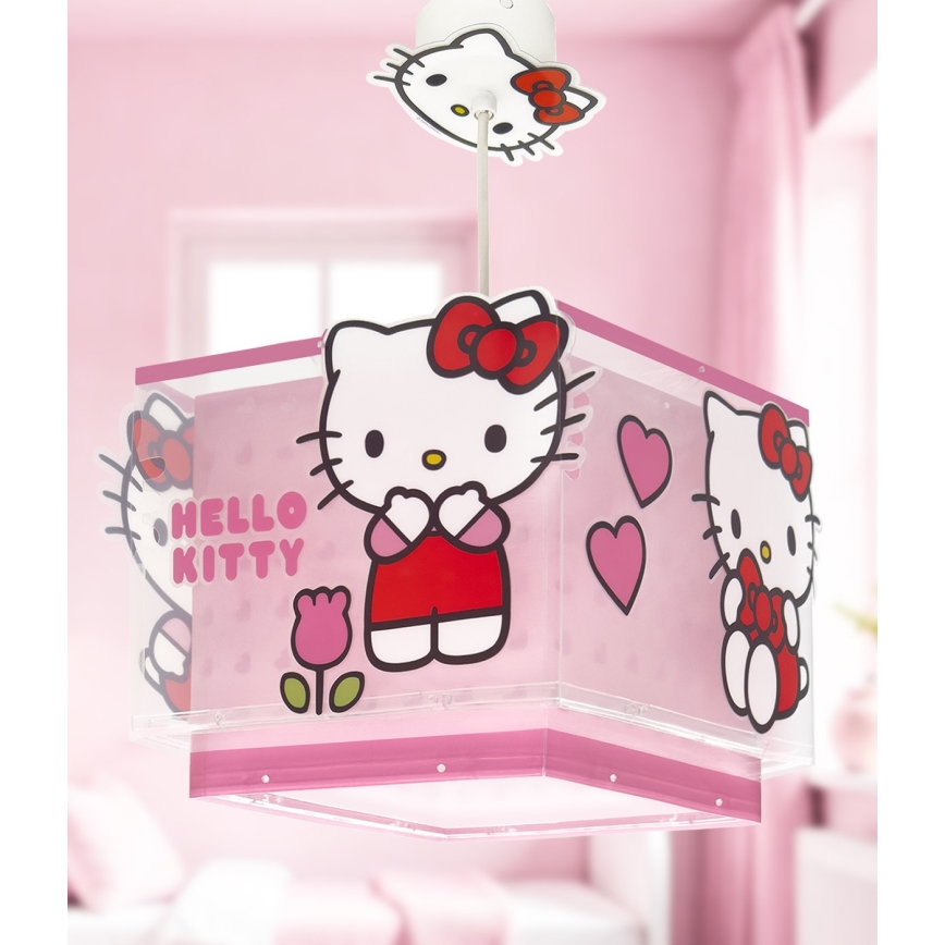Lustră pentru copii HELLO KITTY Dalber 73262, 1xE27/15W/230V, roz