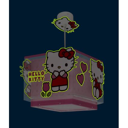 Lustră pentru copii HELLO KITTY Dalber 73262, 1xE27/15W/230V, roz