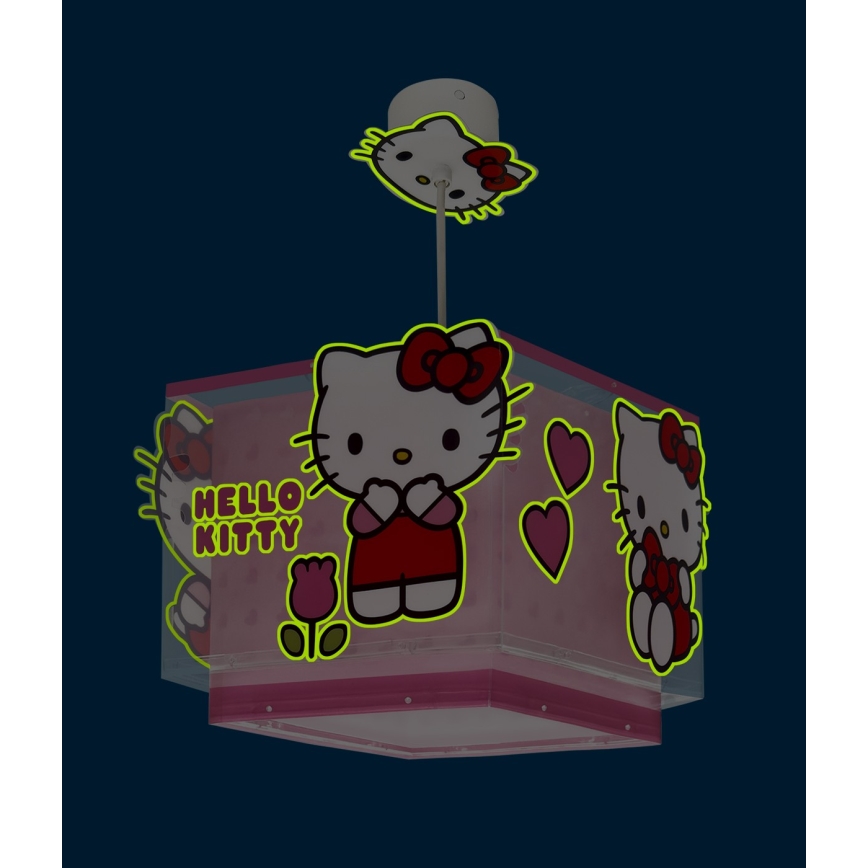 Lustră pentru copii HELLO KITTY Dalber 73262, 1xE27/15W/230V, roz