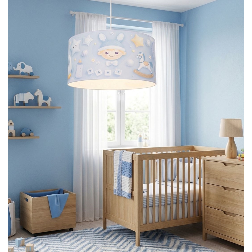 Lustră pentru copii KIDS ROOM, 1x E27/60W/230V, Ø 40 cm, Astronaut