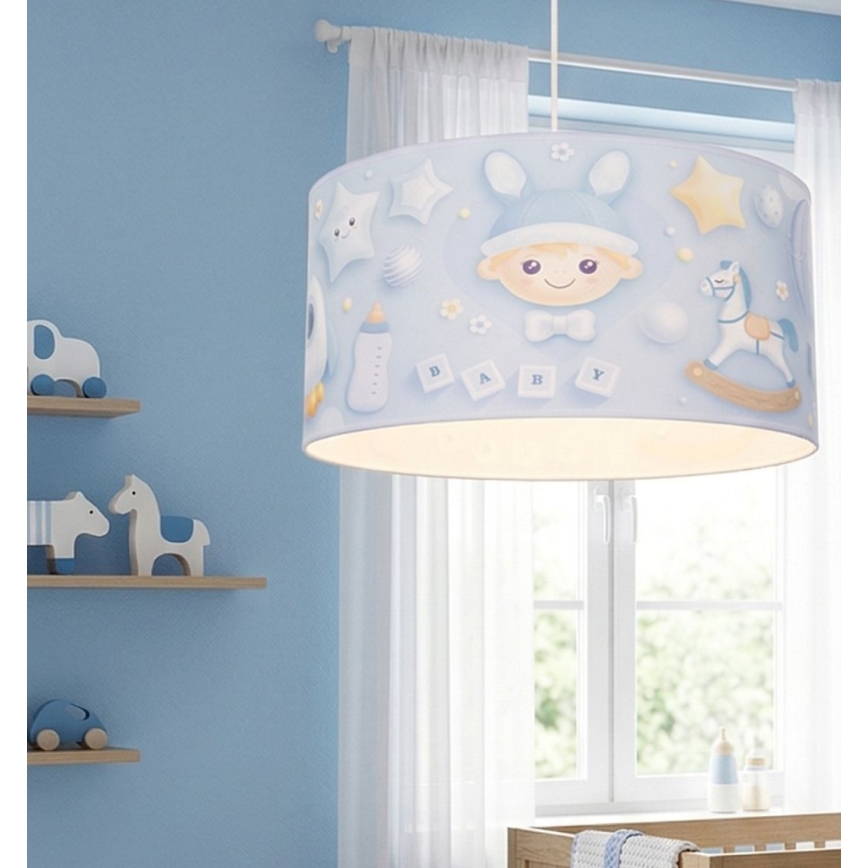 Lustră pentru copii KIDS ROOM, 1x E27/60W/230V, Ø 40 cm, Astronaut