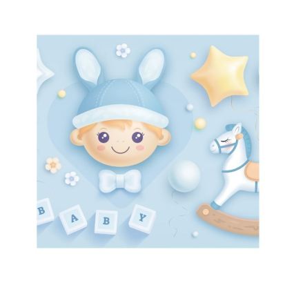 Lustră pentru copii KIDS ROOM, 1x E27/60W/230V, Ø 40 cm, Astronaut
