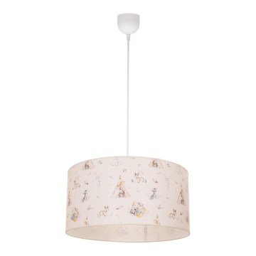 Lustră pentru copii KIDS ROOM, 1xE27/60W/230V, diametru 40 cm, cu animale