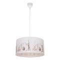 Lustră pentru copii KIDS ROOM 1xE27/60W/230V Ø 40 cm - cu animăluțe