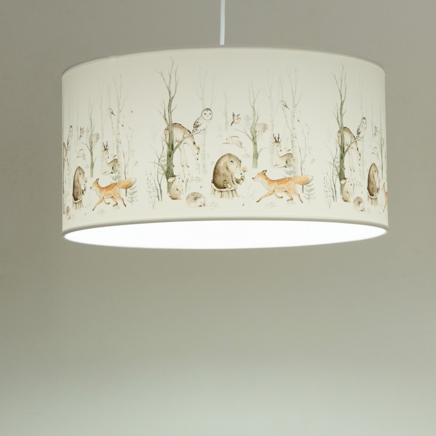 Lustră pentru copii KIDS ROOM 1xE27/60W/230V Ø 40 cm - cu animăluțe