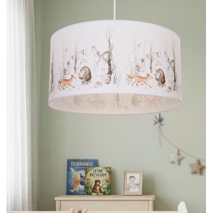 Lustră pentru copii KIDS ROOM 1xE27/60W/230V Ø 40 cm - cu animăluțe