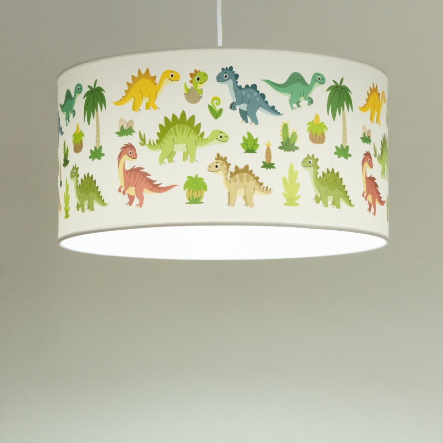 Lustră pentru copii KIDS ROOM 1xE27/60W/230V Ø 40 cm - dinozaur