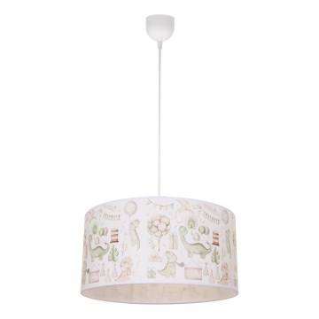 Lustră pentru copii KIDS ROOM, 1xE27/60W/230V, Ø 40 cm, dinozaur