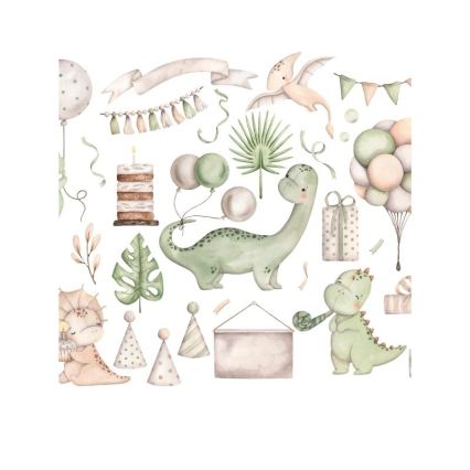 Lustră pentru copii KIDS ROOM, 1xE27/60W/230V, Ø 40 cm, dinozaur