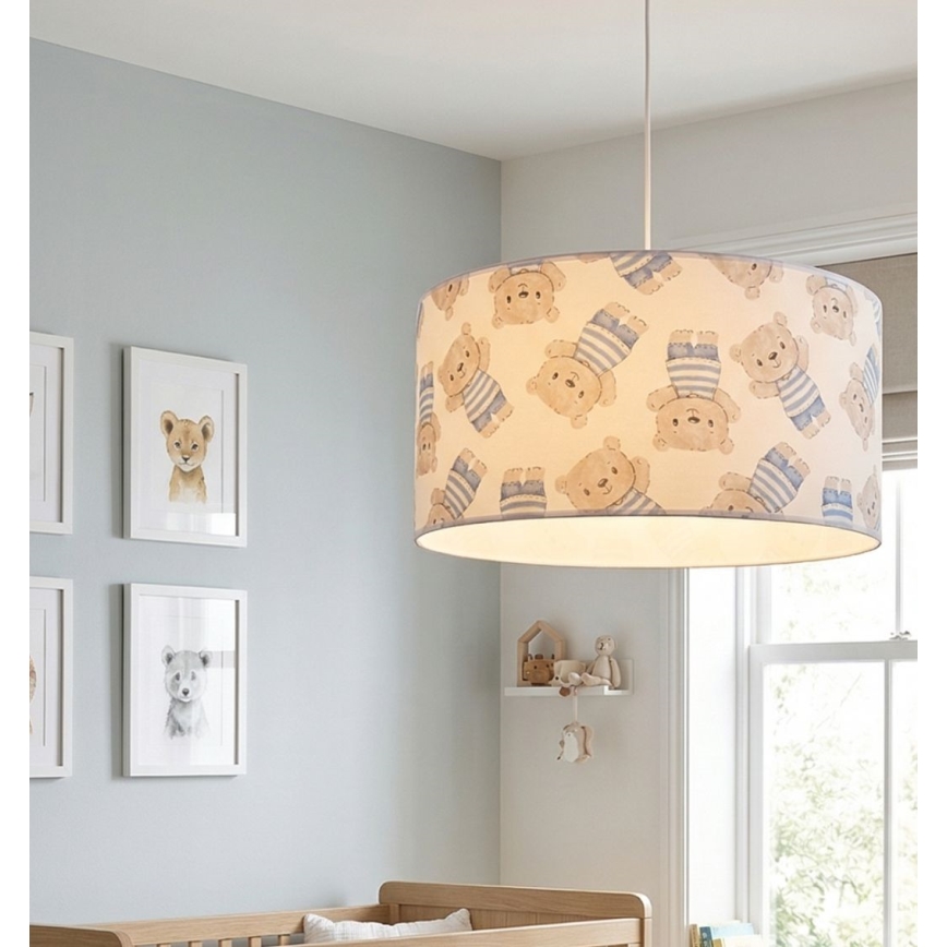 Lustră pentru copii KIDS ROOM, Ø 40 cm, 1 x E27, 60 W, 230 V, ursuleț