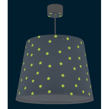 Lustră pentru copii STAR LIGHT 1xE27/60W/230V albastră Dalber 82212T