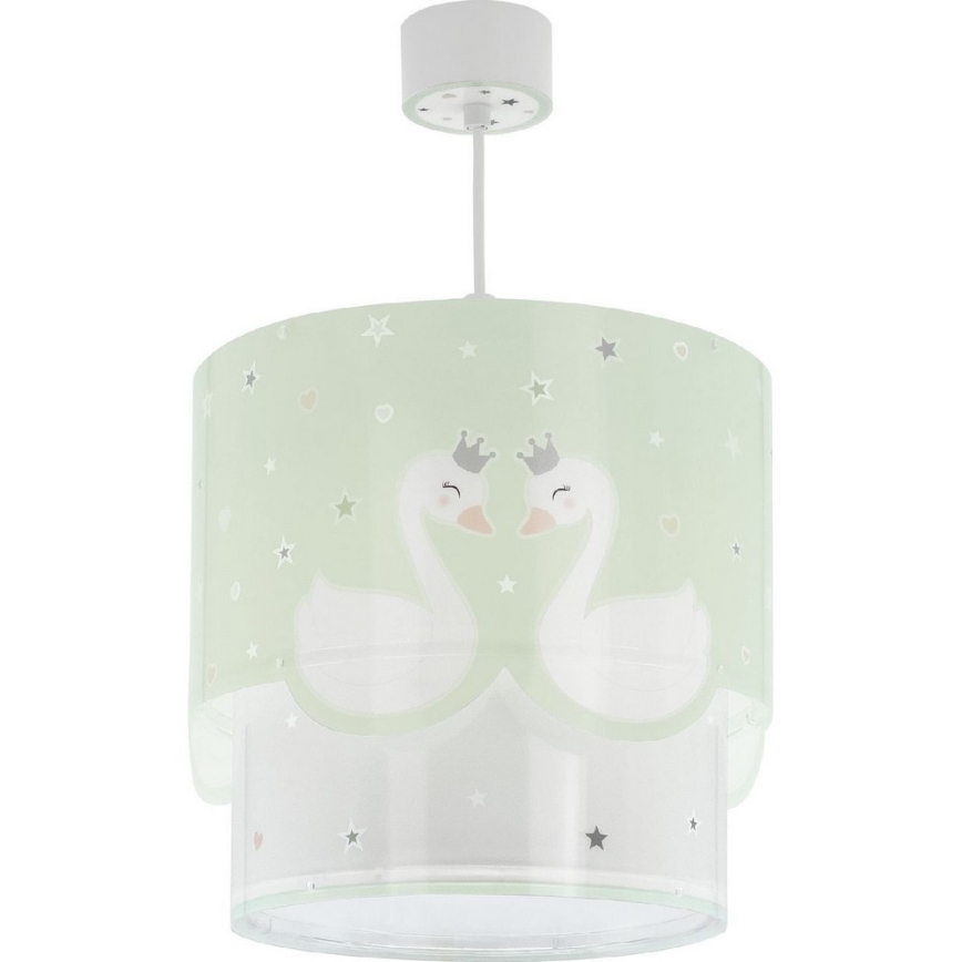 Lustră pentru copii SWEET LOVE 1xE27/60W/230V verde Dalber 61712H