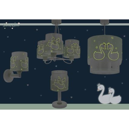 Lustră pentru copii SWEET LOVE 1xE27/60W/230V verde Dalber 61712H