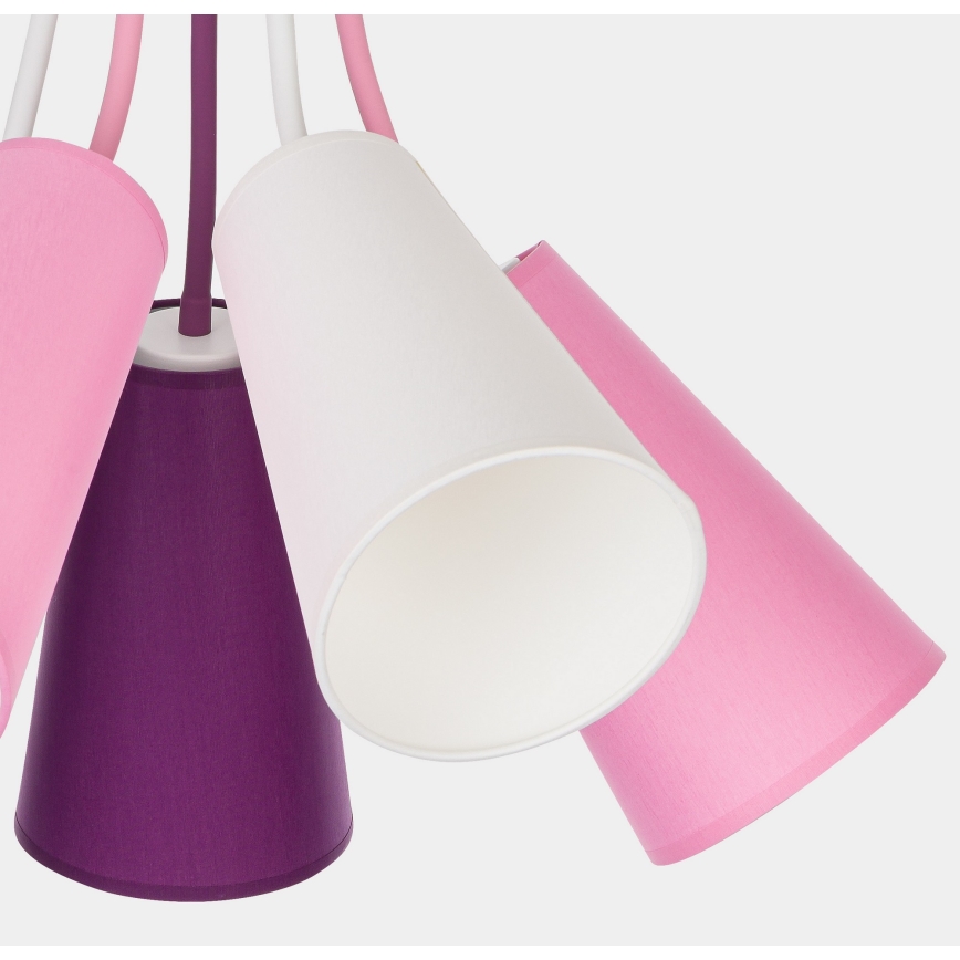 Lustră pentru copii WIRE KIDS 5xE27/15W/230V