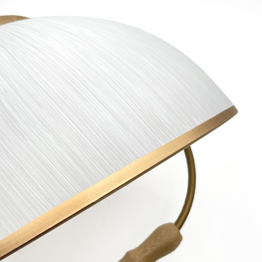 Lustră reglabilă RAMONA 1xE27/60W/230V maro/alb/stejar