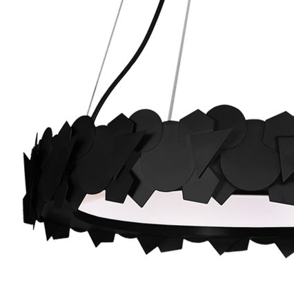 Lustră SOHO LED suspendată pe cablu, 24W/230V, negru