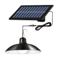 Lustră solară LED dimabilă pe cablu, cu senzor LED/1,8W/3,7V IP44 6500K 1600 mAh + telecomandă