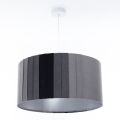 Lustră STRIPES cu cablu, 1xE27/60W/230V, Ø 60 cm, gri