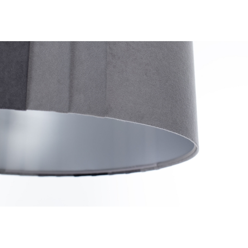 Lustră STRIPES cu cablu, 1xE27/60W/230V, Ø 60 cm, gri
