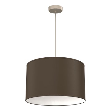 Lustră suspendată ARDEN pe cablu 1xE27/15W/230V Ø 40 cm bej/maro