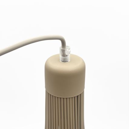 Lustră suspendată BALERINA pe cablu 1xE27/15W/230V bej