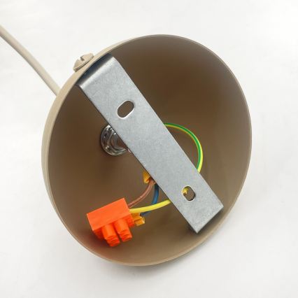 Lustră suspendată BALERINA pe cablu 1xE27/15W/230V bej