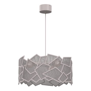 Lustră suspendată CAMO 3xE27/15W/230V bej