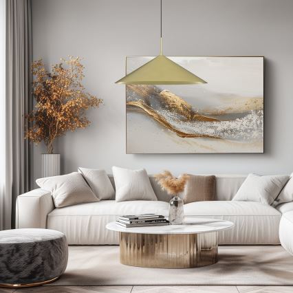 Lustră suspendată CAPITAL, 1x GX53/15W/230V, Ø 60 cm, auriu