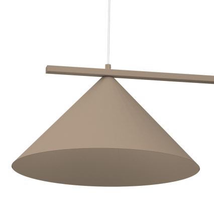 Lustră suspendată CAPITAL cu cablu, 3xGX53/15W/230V, bej